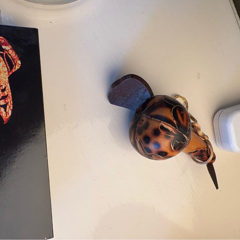 Handcrafted Wooden Bird Ornament - Picture 3 of 8